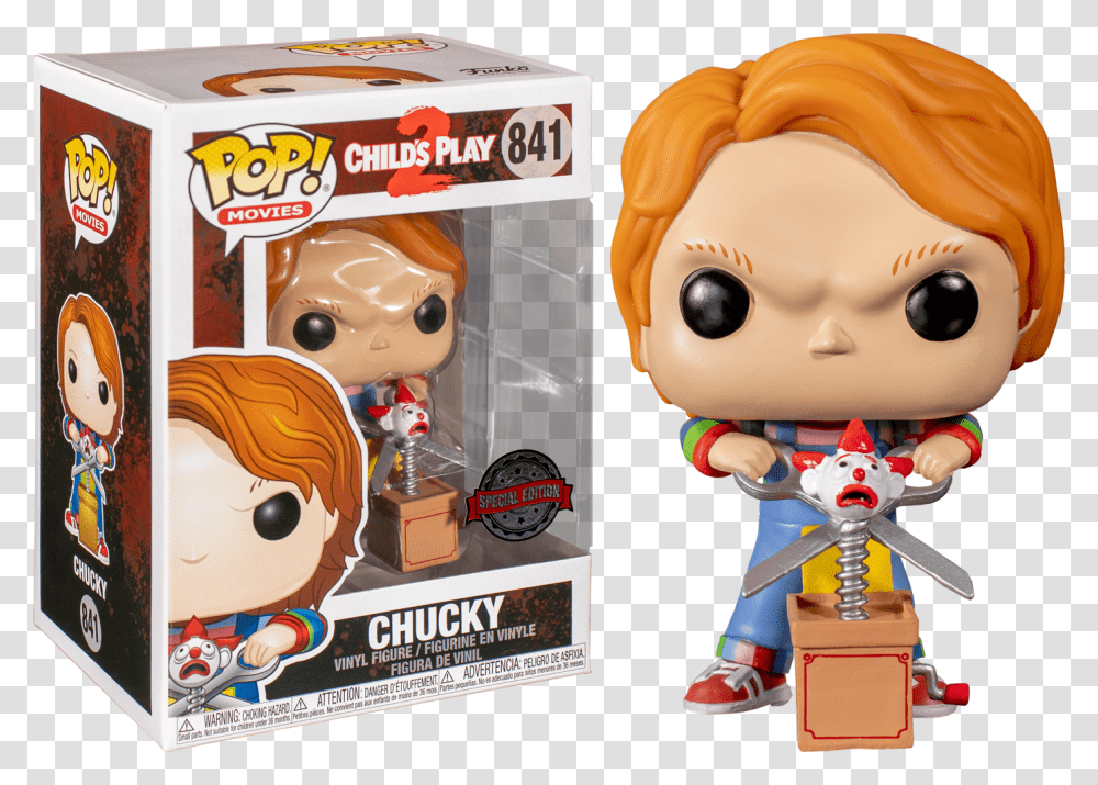 Fye Chucky Funko Pop, Doll, Toy, Figurine, Person Transparent Png