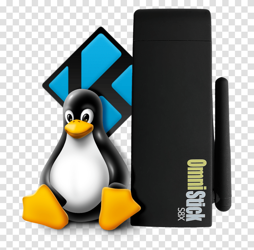G Box World's Best Android Tv Box Matricom Linux Logo, Bird, Animal, Penguin, Bottle Transparent Png
