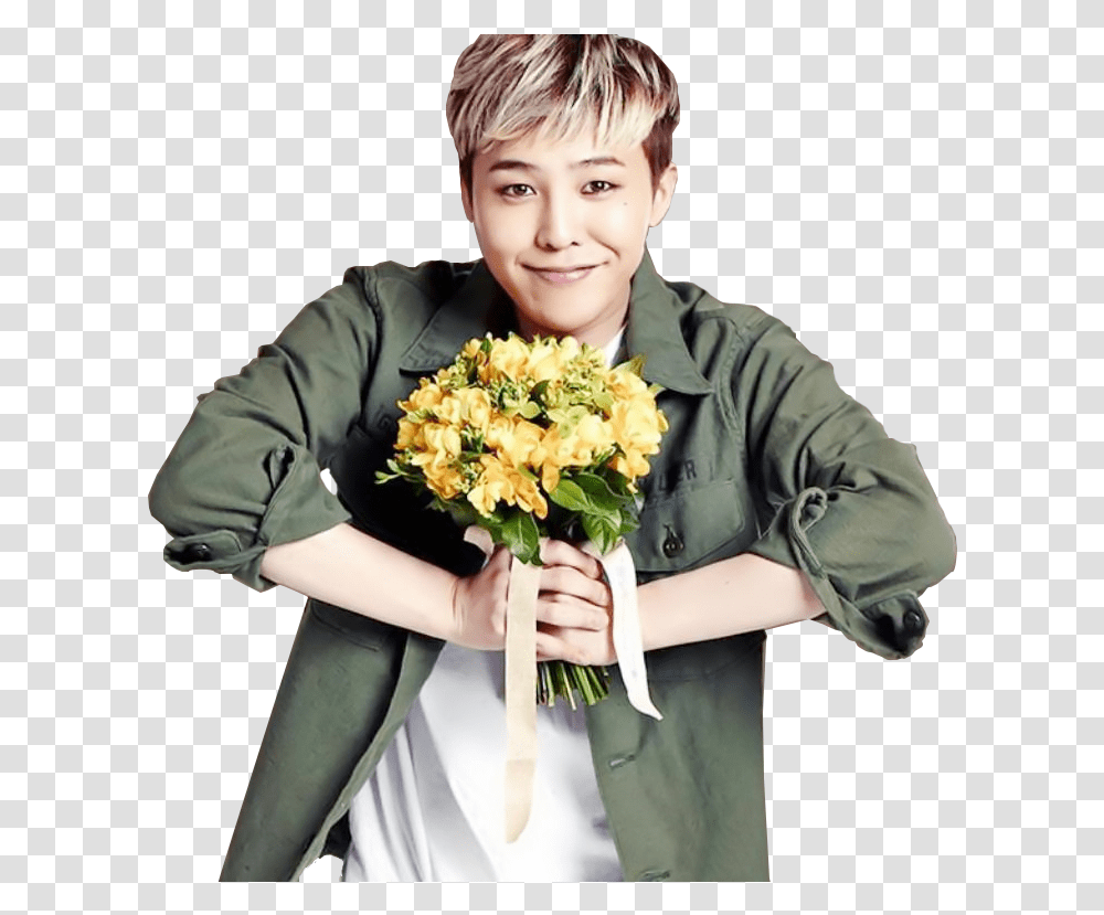 G Dragon Clipart Background Mart G Dragon Bigbang, Person, Human, Plant, Flower Transparent Png