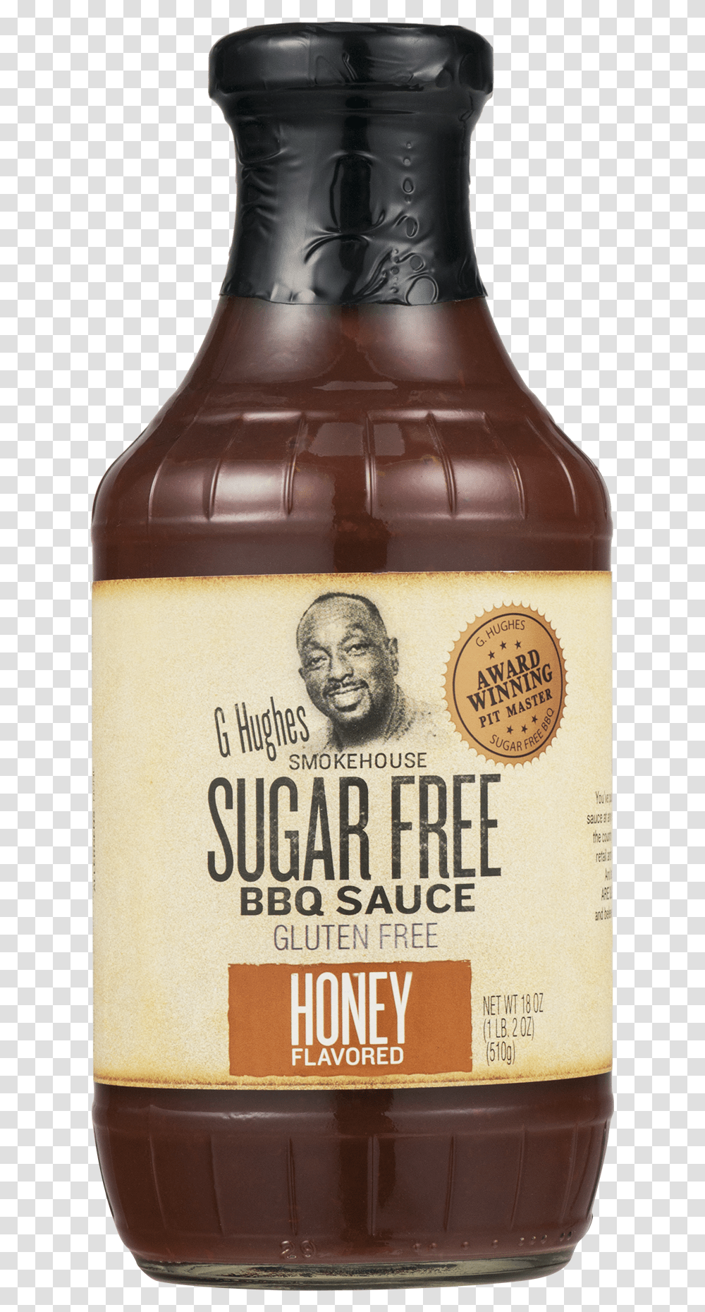 G Hughes Sugar Free Bbq Sauce Honey, Beer, Alcohol, Beverage, Bottle Transparent Png