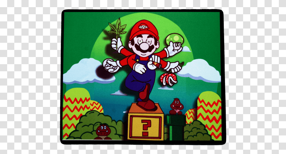 G O D Mario Cartoon, Super Mario, Poster, Advertisement Transparent Png