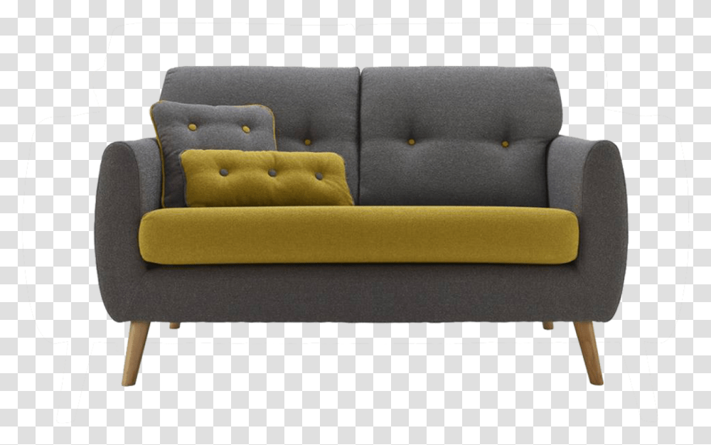 G Plan Vintage The Sixty Three Small Sofa Download Couch, Furniture, Chair, Cushion, Bush Transparent Png