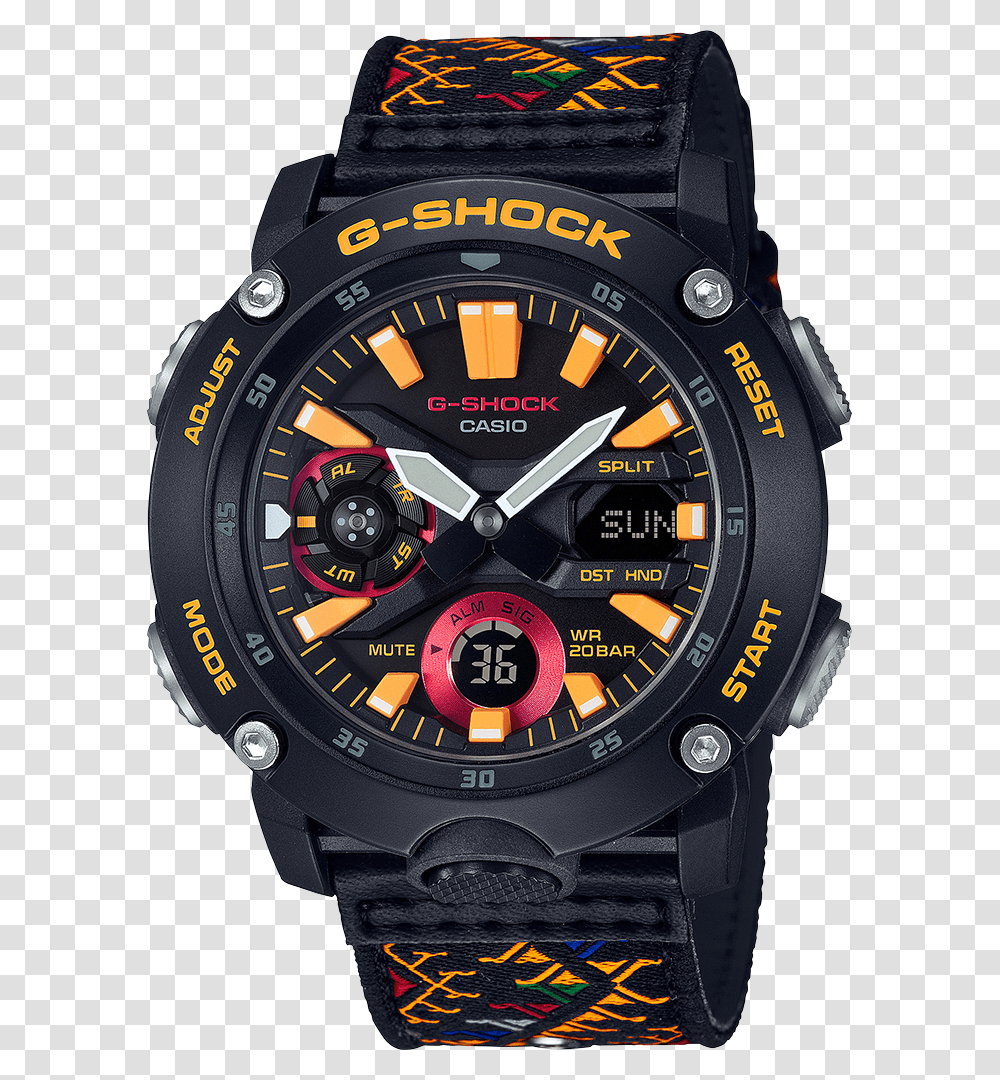 G Shock Ga2000bt 1a G Shock Bhutan, Wristwatch Transparent Png