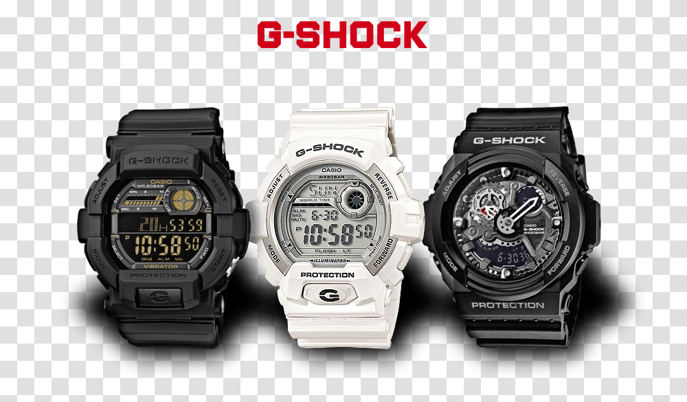 G Shock, Wristwatch, Digital Watch Transparent Png