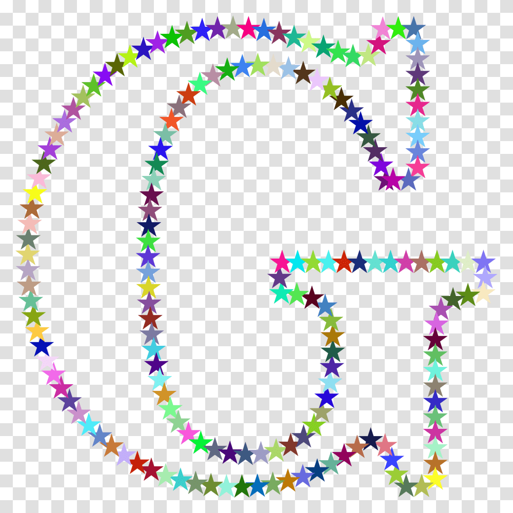 G Stars Clip Arts Circle, Number, Alphabet Transparent Png