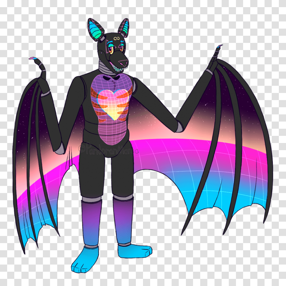 G Vaporwave Bat, Costume, Batman, Apparel Transparent Png