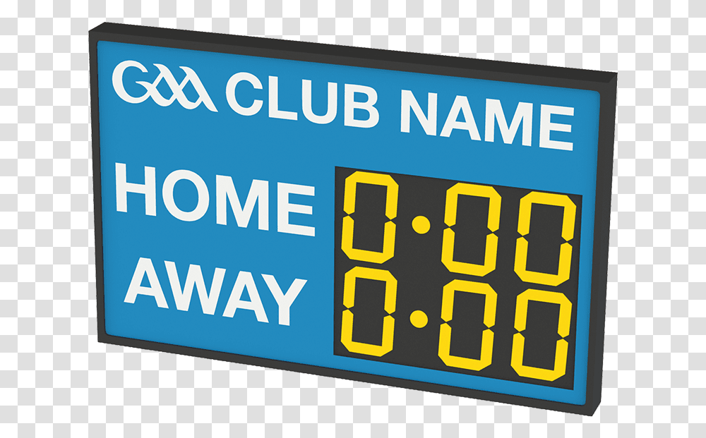 Gaa Scoreboards Gaelic Football Scoreboard Electronic Score Board Croke Park, Text, Word, Digital Clock Transparent Png