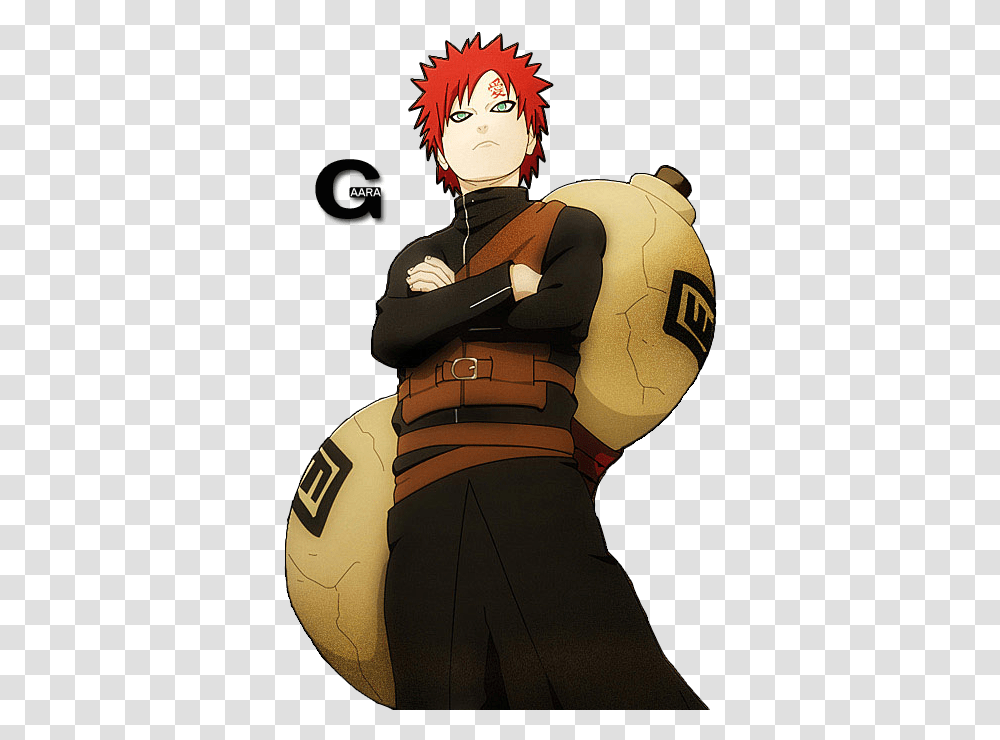 Gaara Naruto Full Body, Person, Inflatable, Advertisement Transparent Png
