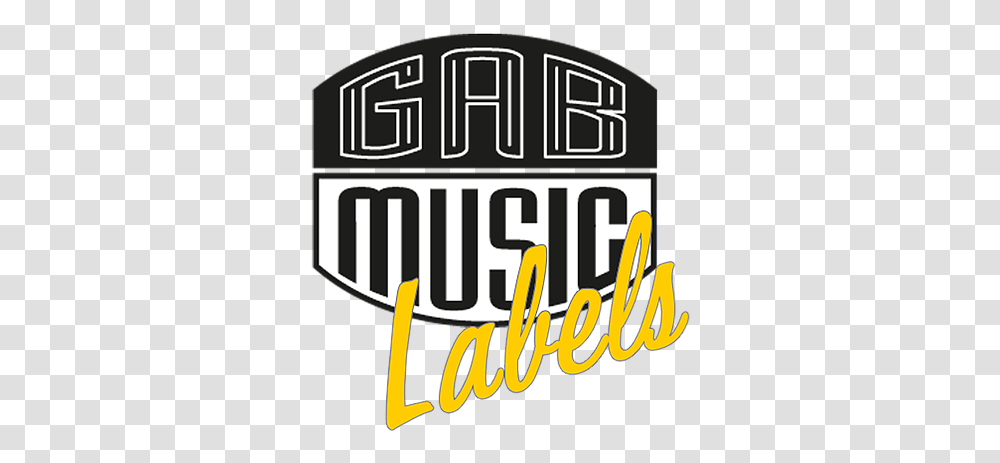 Gab Music Labels Graphics, Text, Logo, Symbol, Alphabet Transparent Png
