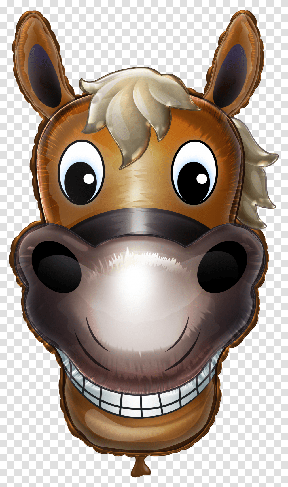 Gabby Balloon Cartoon Horse Head Transparent Png