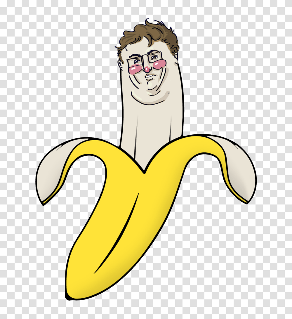 Gaben Banana Gabe Newell Humor Banana And Lord, Plant, Fruit, Food, Peel Transparent Png