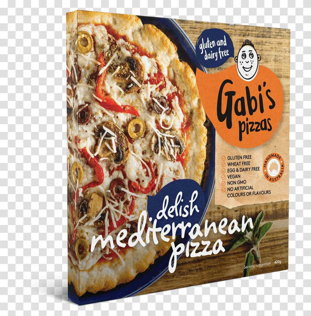Gabis Pizzabox Mediterranean Quiche, Food, Advertisement, Poster, Flyer Transparent Png