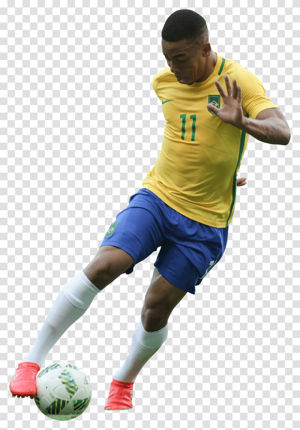 Gabriel Jesus Brazil, Soccer Ball, Football, Team Sport, Person Transparent Png