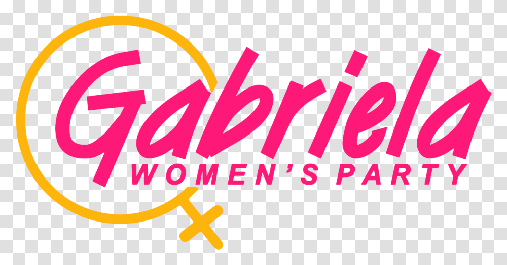 Gabriela Women's Party Wikipedia Gabriela Philippines, Text, Alphabet, Word, Symbol Transparent Png