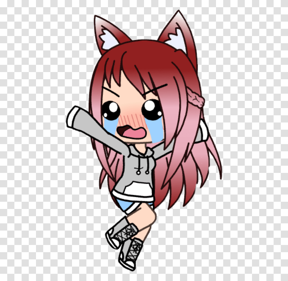 Gacha Life Asustadas, Manga, Comics, Book, Sport Transparent Png