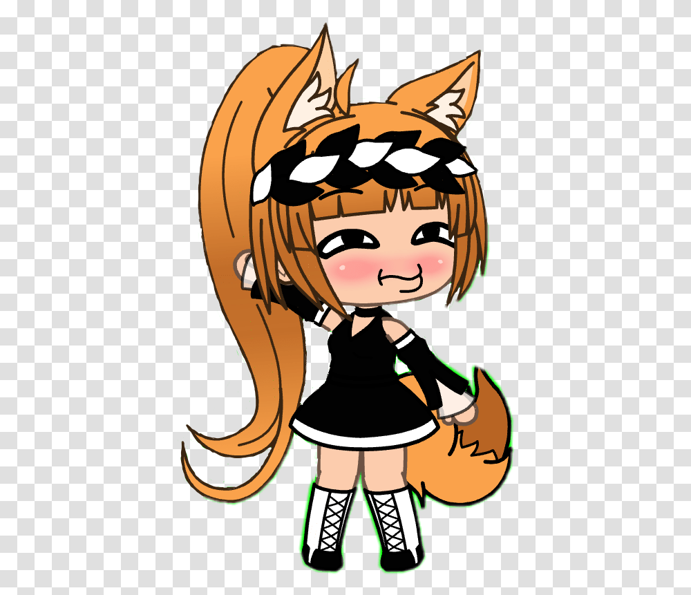 Gacha Life Live Agchalife Orange Ginger Funny Gacha Life Funny Faces, Person, Outdoors, Drawing Transparent Png