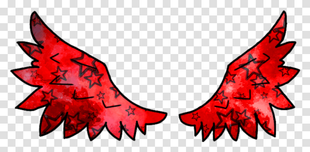 Gachlifewings Gachalife Gachawings Gacha Wings Bloodmo Gacha Wings, Leaf, Plant, Hand, Symbol Transparent Png