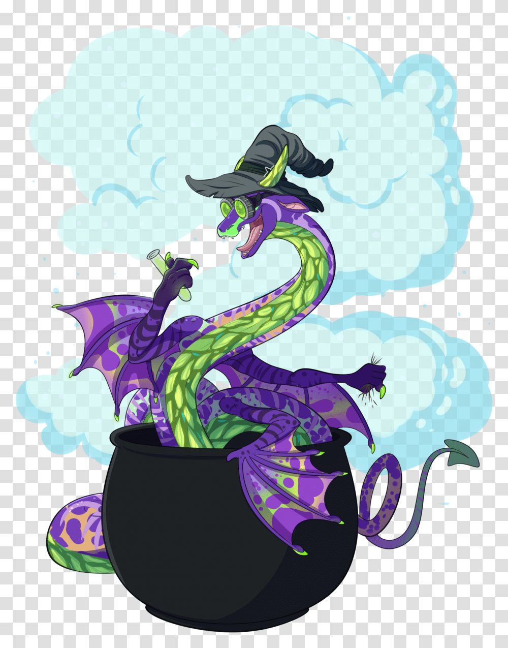 Gacrux Potions Illustration, Purple, Person Transparent Png