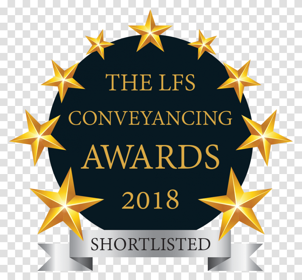 Gaddes Noble Shortlisted Small Conveyancer Of The Year Lfs Conveyancing Awards, Star Symbol Transparent Png
