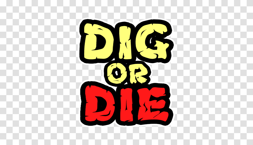 Gaddy Games Dig Or Die Logo, Text, Number, Symbol, Alphabet Transparent Png