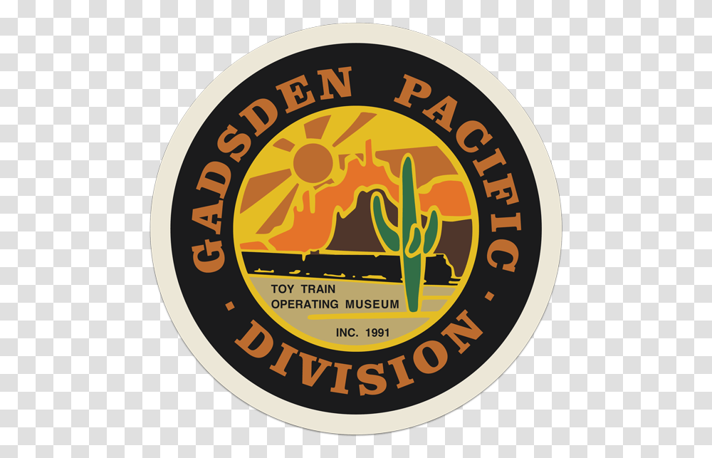 Gadsden Pacific Division Toy Train Operating Museum Emblem, Logo, Label Transparent Png