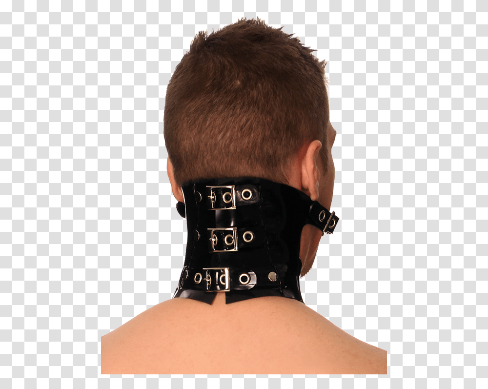Gag Collar Neck Brace, Person, Human, Head Transparent Png