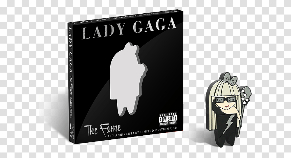 Gagapedia Lady Gaga The Fame Usb, Advertisement, Poster, Electronics Transparent Png