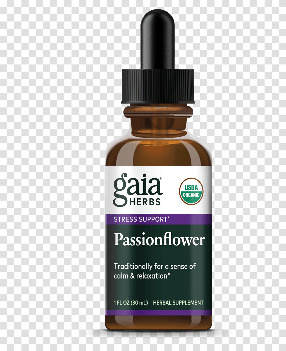 Gaia Herbs, Bottle, Cosmetics, Label Transparent Png