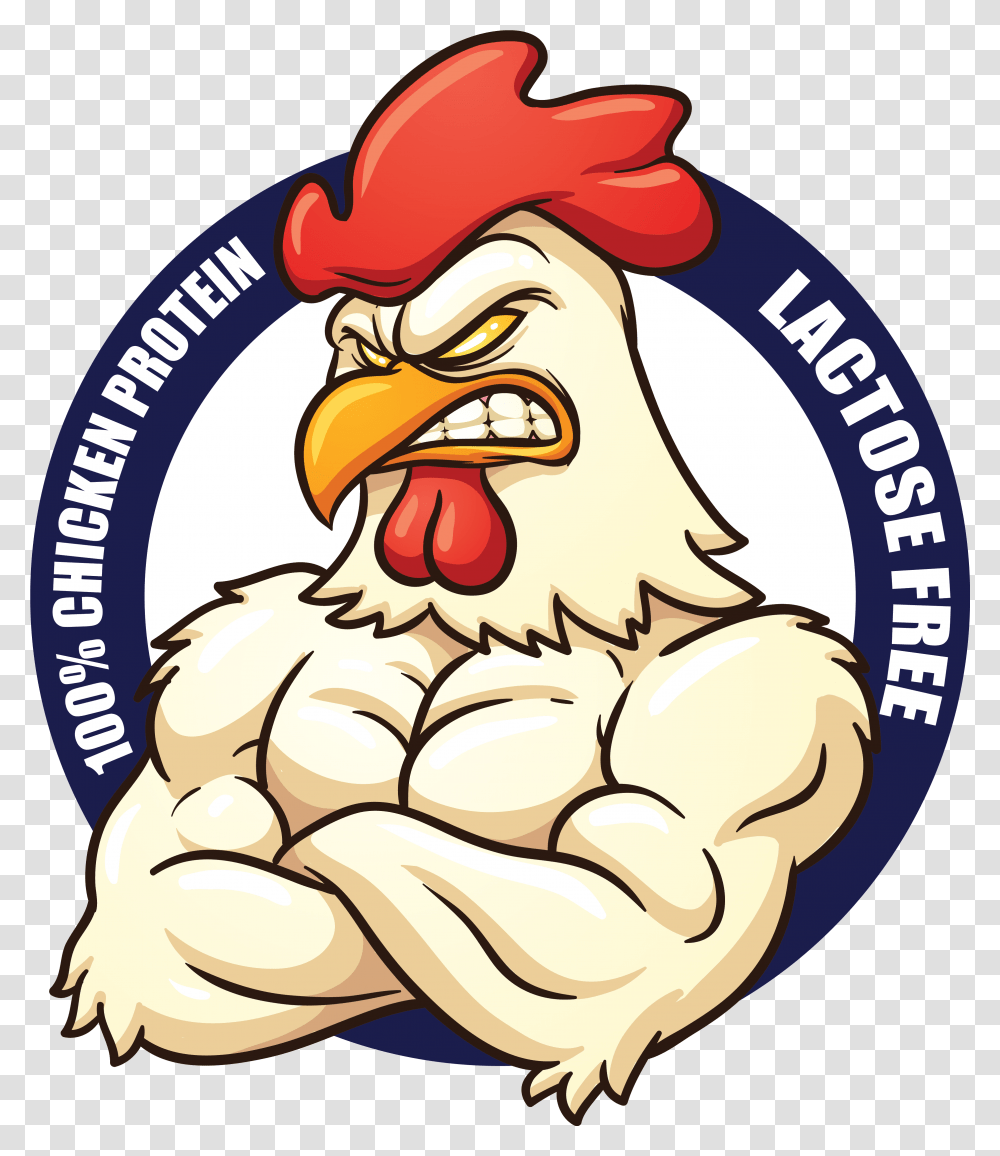 Gain Lean Muscle Mass Chicken Cartoon, Poultry, Fowl, Bird, Animal Transparent Png