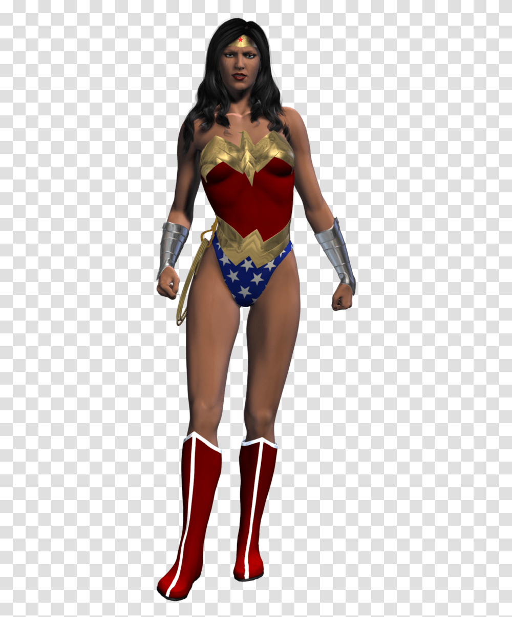 Gal Gadot Diana Prince Wonder Woman Superhero Female Wonder Woman 3d Model, Costume, Person, Swimwear Transparent Png