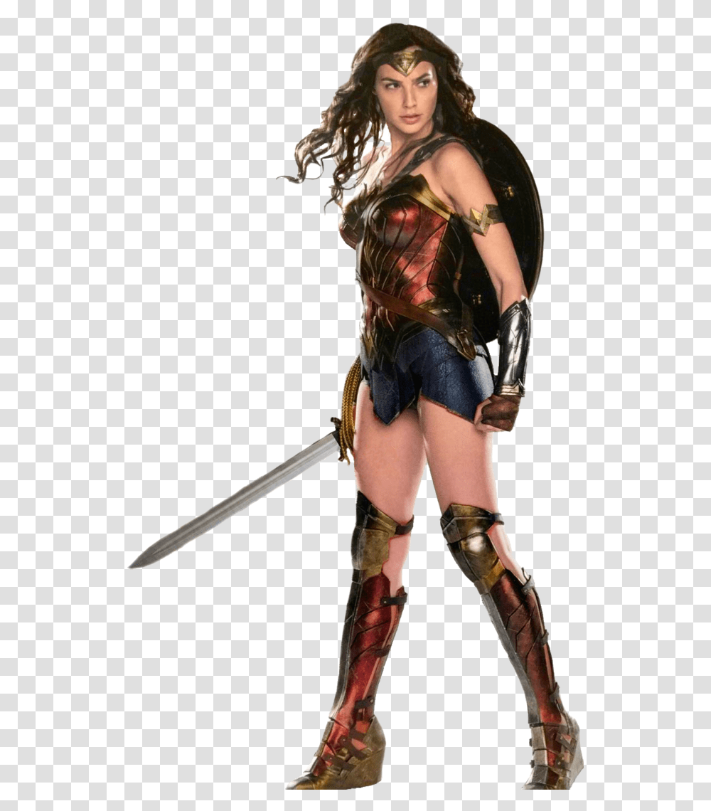 Gal Gadot Wonder Woman Costume 2017, Person, Sword, Blade Transparent Png