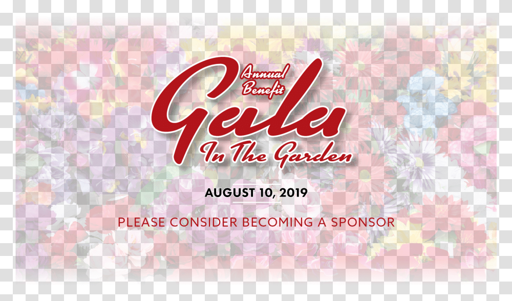 Gala In The Garden 2019 Sponsorship, Plant, Flower, Paper, Poster Transparent Png