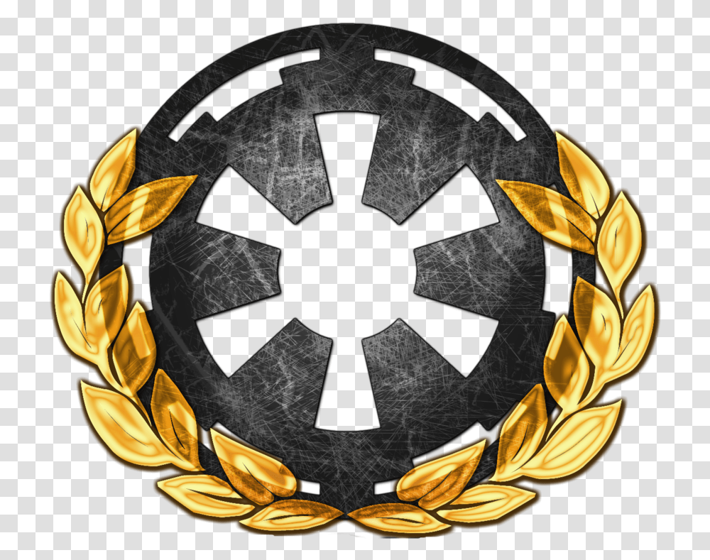 Galactic Empire Symbol Galactic Empire Logo, Gold, Lamp, Emblem, Trademark Transparent Png