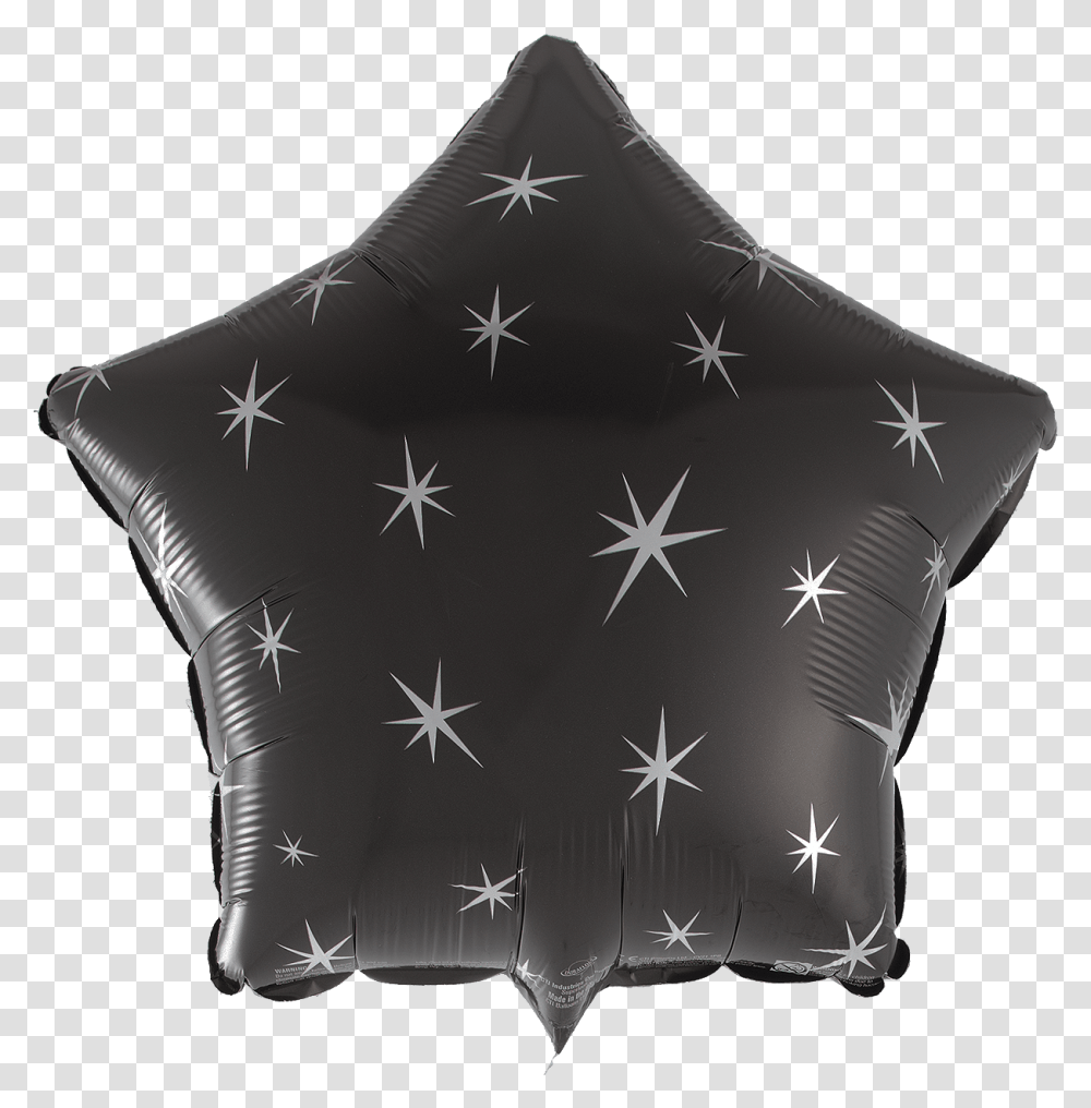 Galactic Moon & Star Foil Balloon Bouquet Cushion, Symbol, Star Symbol, Vest, Clothing Transparent Png