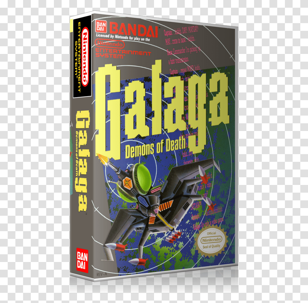Galaga Demons Of Death, Poster, Advertisement, Flyer, Paper Transparent Png