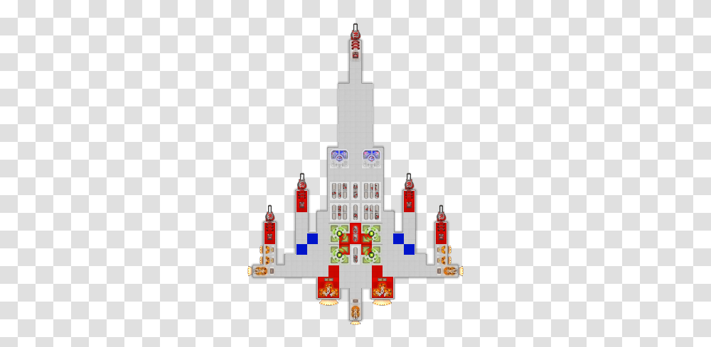 Galaga Ships Tower, Architecture, Building, Urban, Cabinet Transparent Png