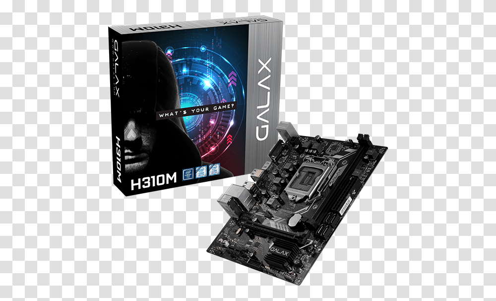 Galax H310m Intel Motherboard Galax A320m, Electronics, Text, Camera, Dvd Transparent Png