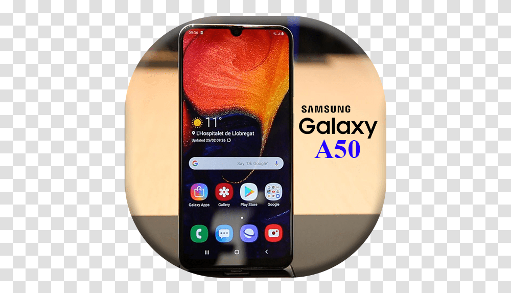 Galaxy A50 Themes Apk 1 Samsung Galaxy A50 Theme, Mobile Phone, Electronics, Cell Phone, Text Transparent Png