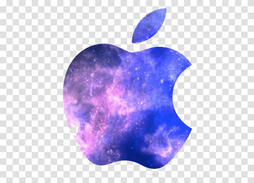 Galaxy Apple Logo, Moon, Outer Space, Night, Astronomy Transparent Png
