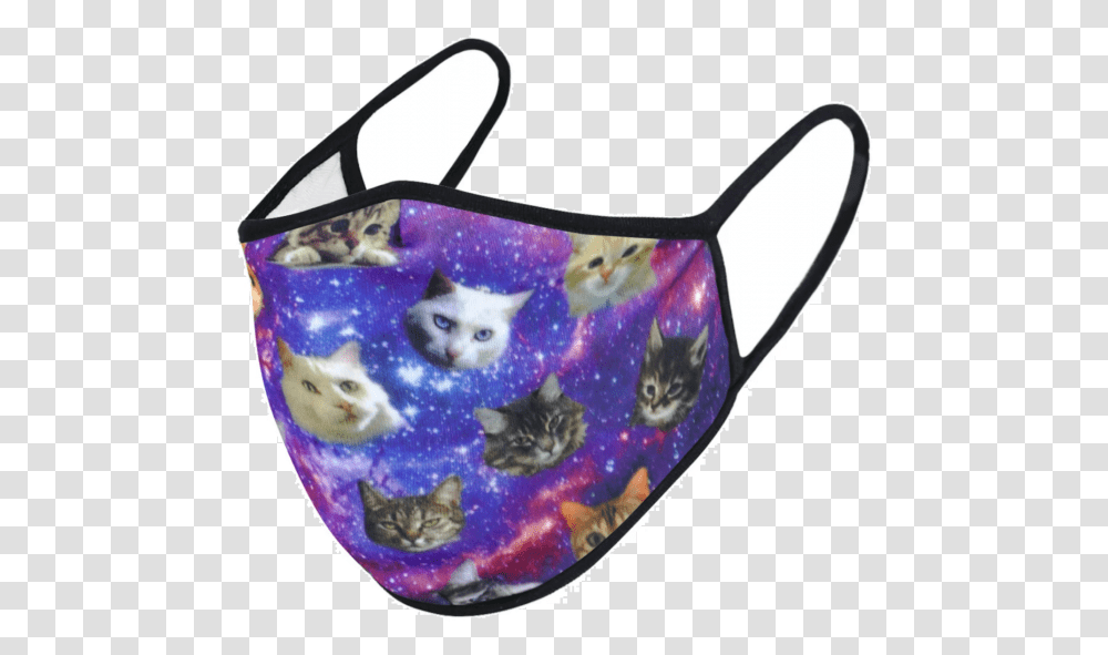 Galaxy Cat Face Mask Kitten Face Mask, Clothing, Hat, Accessories, Lingerie Transparent Png