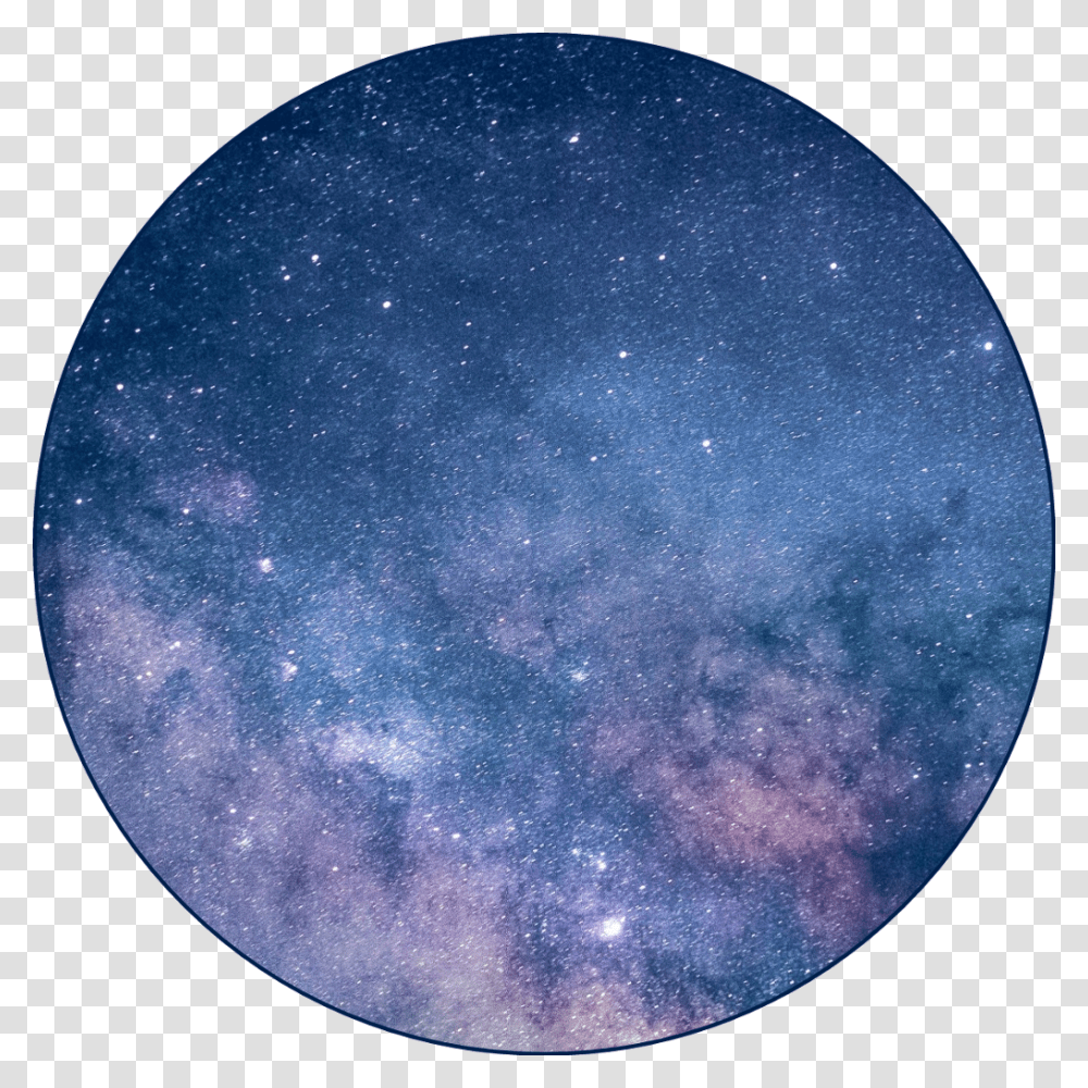 Galaxy Circle Milky Way, Moon, Outer Space, Night, Astronomy Transparent Png