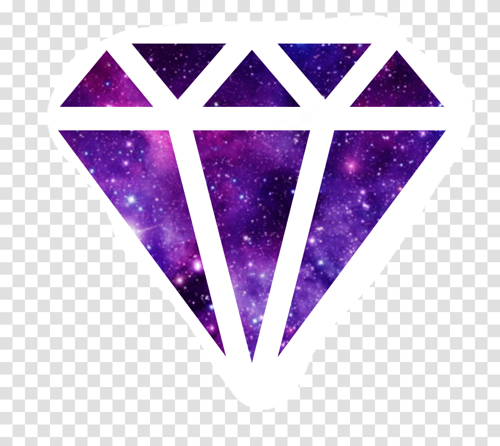 Galaxy Diamond Tumblr Galaxy Diamond Cool Pictures With Shapes, Gemstone, Jewelry, Accessories, Crystal Transparent Png