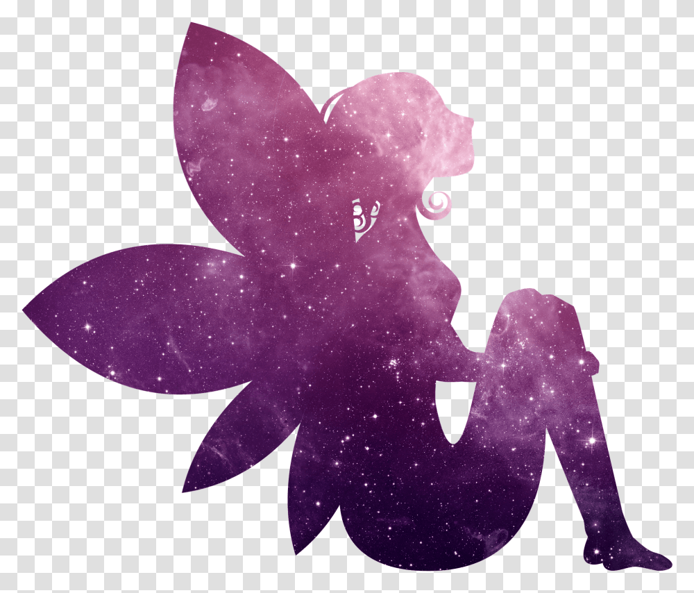 Galaxy Fairy, Light, Purple, Glitter, Crystal Transparent Png