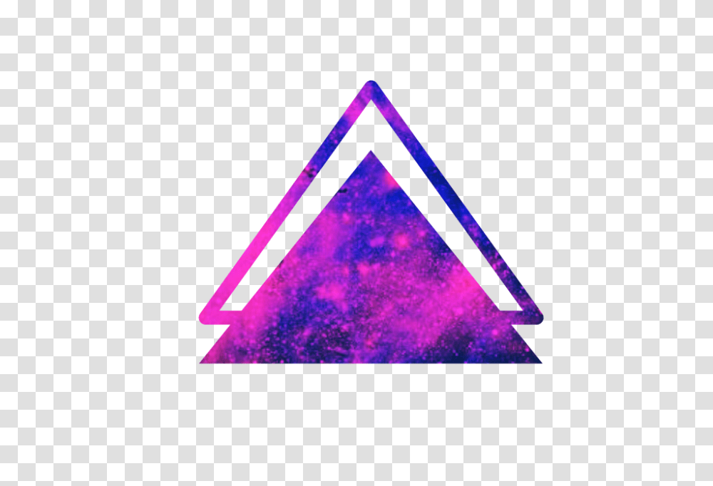 Galaxy Kawaii Edit, Triangle, Crystal Transparent Png