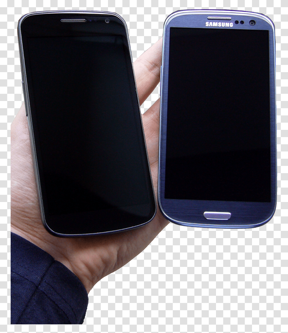 Galaxy Nexus And S Iii Side Samsung Galaxy S Iii, Mobile Phone, Electronics, Cell Phone, Iphone Transparent Png