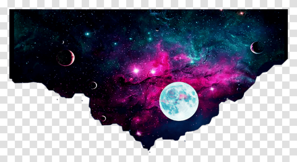 Galaxy Planets Moon Stars Space Galaxy Space, Outer Space, Astronomy, Nebula, Outdoors Transparent Png