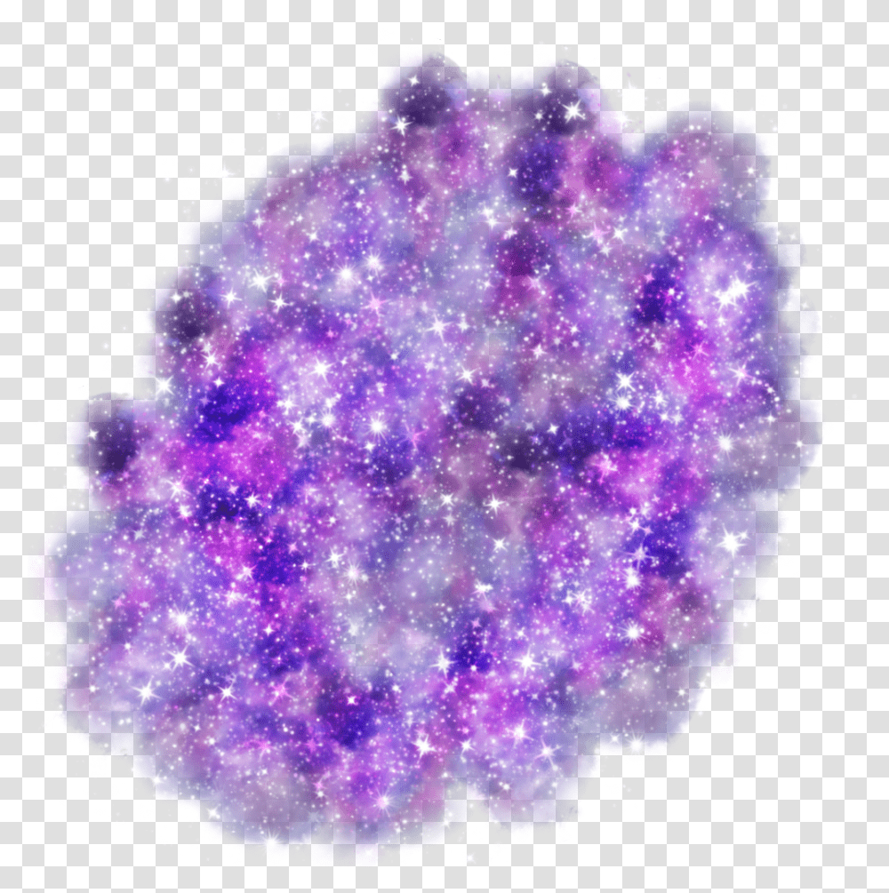 Galaxy Purple Smoke Hearts Crystal, Light, Glitter Transparent Png
