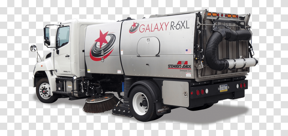 Galaxy Regenerative Air Sweeper R 6xl Trailer Truck, Vehicle, Transportation, Machine, Tire Transparent Png