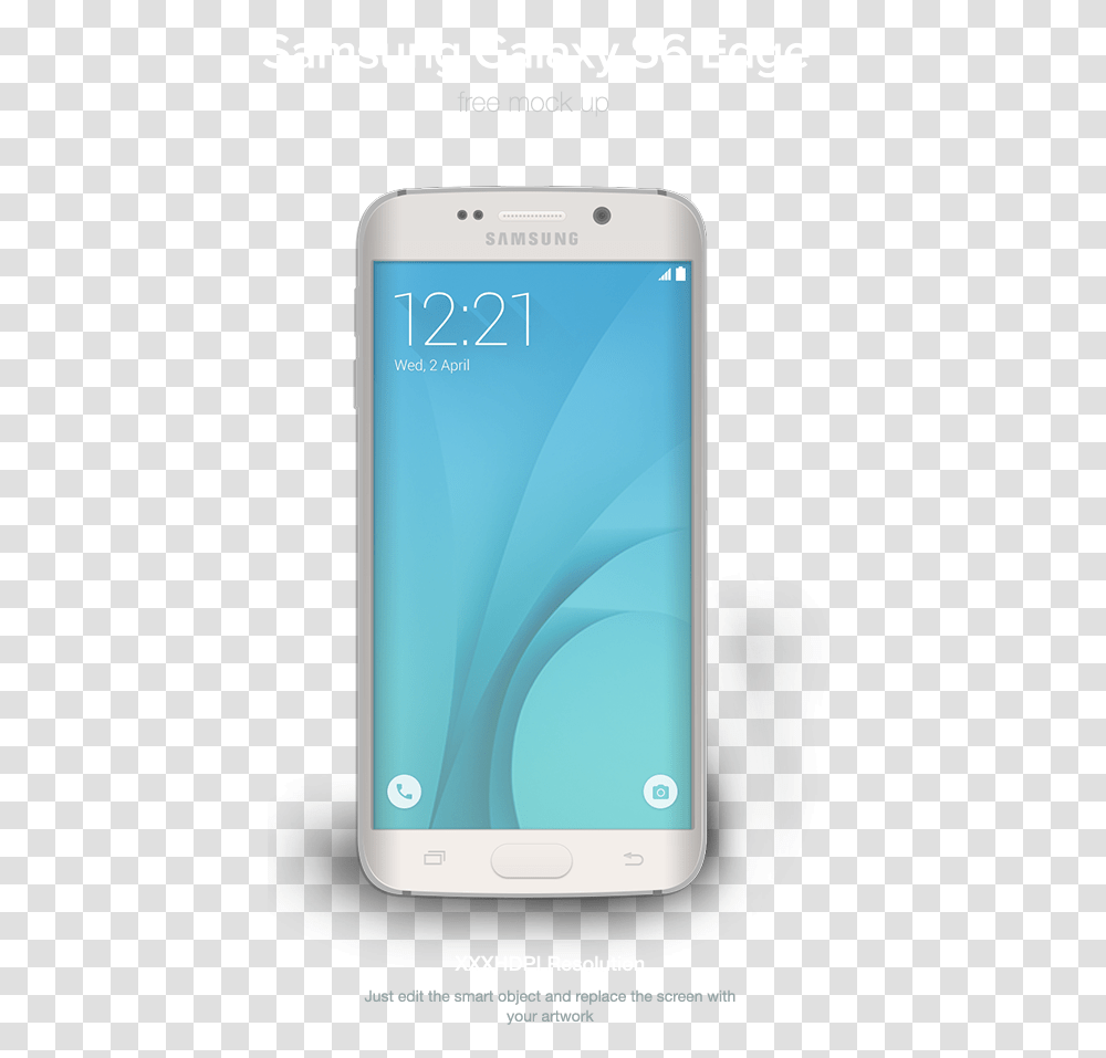 Galaxy S6 Mockup Free, Mobile Phone, Electronics, Cell Phone, Ipod Transparent Png