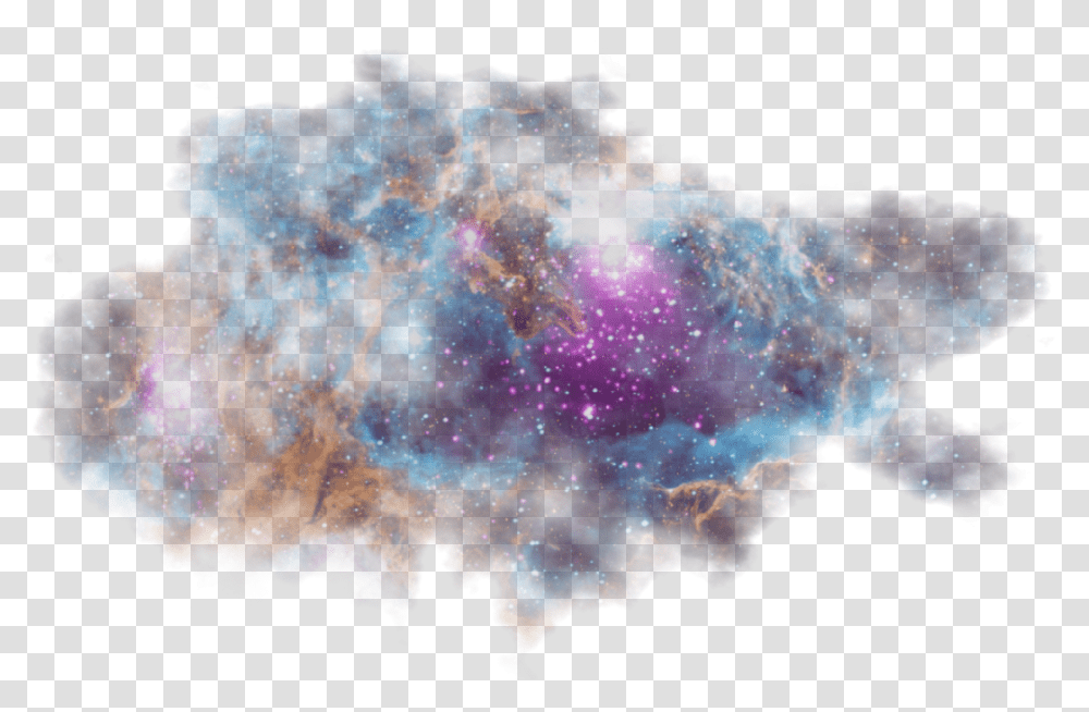 Galaxy Smoke Scclouds Sticker Nebula, Outer Space, Astronomy, Universe, Fish Transparent Png